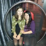 Attendees enjoying the swing at the venue