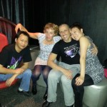 Attendees enjoying themselves