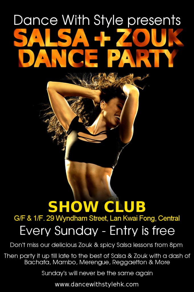 Salsa + Zouk Dance Party at Show Club